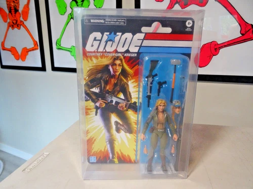 NEW G.I. Joe Classified Series Retro Carded Courtney "Cover Girl" Krieger W.CASE