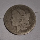 1883 Morgan Silver Dollar $1 Coin Circulated Business Strike 0.9 Fineness