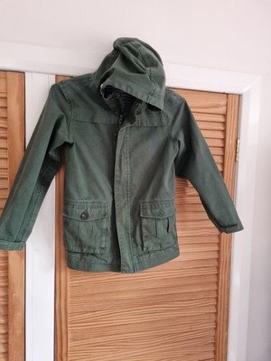 Jungen Mountain Warehouse khaki grün gefütterter Regenmantel, 9-10 Jahre, 100 % Baumwolle.