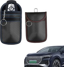 2PCS Faraday Bag for Key Fob, Faraday Key Fob Protector, Anti Theft 4.7" x 3.4"