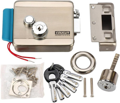 [Upgrade Version] AMOCAM Electric Electronic Door Lock DC 12V Steel E-Lock | Sta