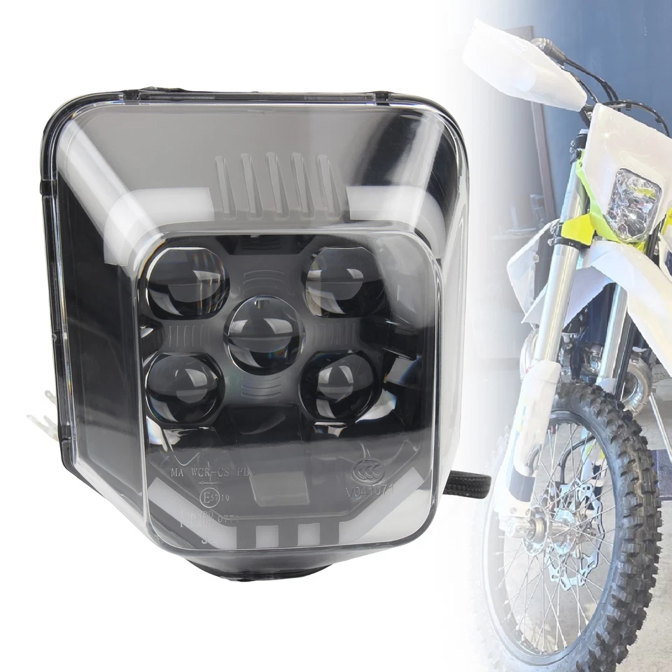 Motorcycle Headlight LED Wick For Husqvarna 701 TE 250 300 450 FC FE TC 125 300i - Image 4 of 4