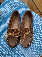 Minnetonka Moccasins Brown Kids Size 1  New Old Stock