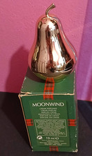 Vintage 1970s Avon Moonwind Creme Parfume | Collectible Silvered Pear Decant