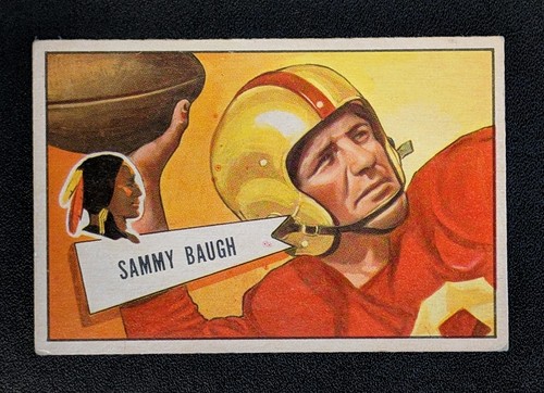 Sammy Baugh #30 1952 Bowman Small card