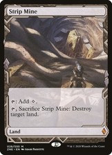 MTG -  FOIL-  Strip Mine -M/NM - Battle for Zendikar - Expeditions