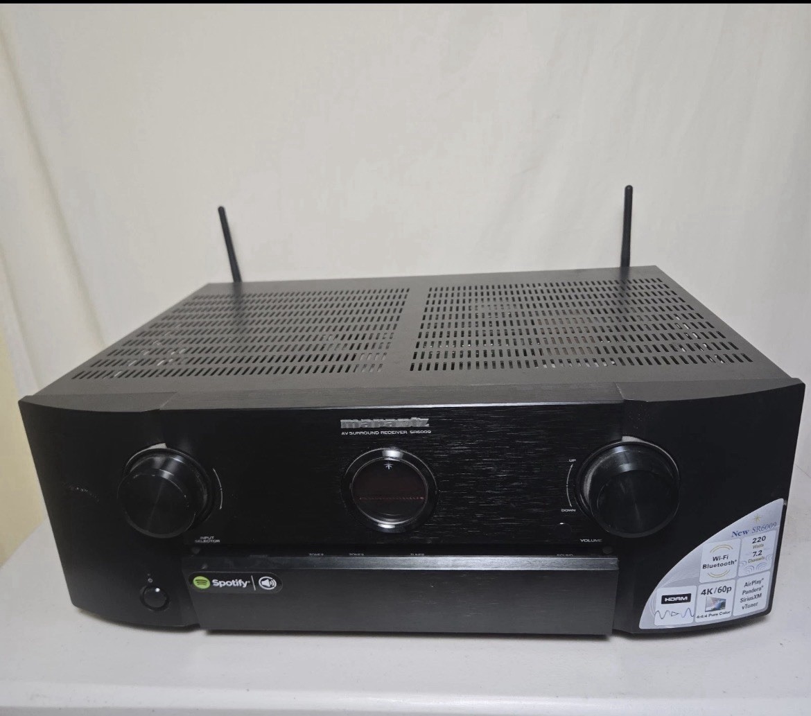 Marantz SR6009 7.2 Channel A/V Receiver Wi-Fi Bluetooth Dolby