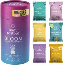 Shower Steamers Aromatherapy 6 Pack Bloom Relaxation Gift for Women Men
