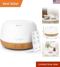 Elegant 300ml Essential Oil Diffuser with 7 Colors LED - Aromatherapy Relaxation