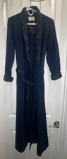 Pendleton vintage Navy and green plaid wool robe