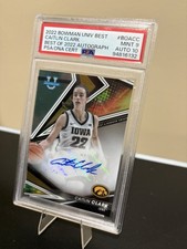 2022-23 Bowman University Best of 2022-23 Autographs Caitlin Clark (AU, RC)