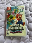 Nintendo Switch Super Mario Bros Wonder Game And Case Tested Working Fast Ship