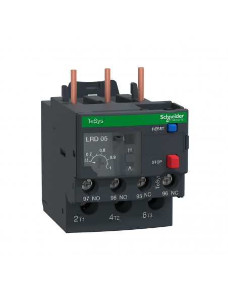 Schneider LRD05 relais thermique TeSys LRD pour éviter la surchauffe des moteurs 0,63-1A