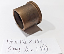 Oilite Flange Bushing Bronze 1 1/4 x 1 1/2 x 1 1 /4 Bush Shim Spacer Bearing