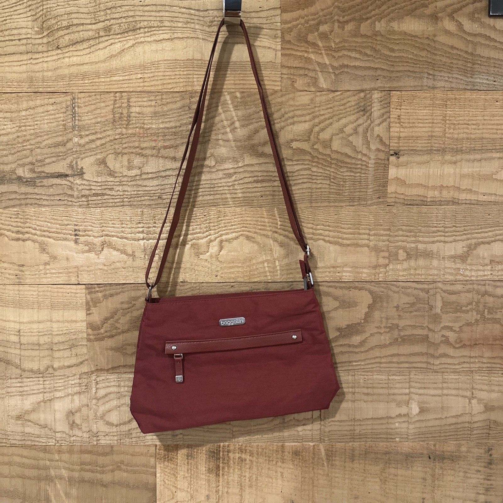 Baggallini Small Crossbody Ruby Red - image 1