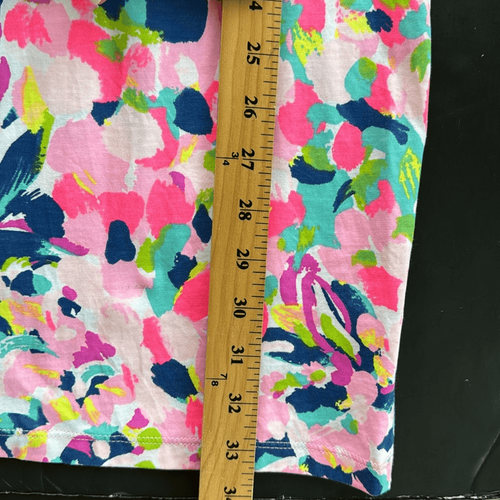 Lilly Pulitzer Sz XS Beacon Dress Pima Colada Club 3/4 Sleeve Scoop Neck Cotton - Picture 12 of 12