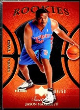Jason Maxiell Rookie Card 2005-06 Sweet Shot Spectrum #105. rookie card picture