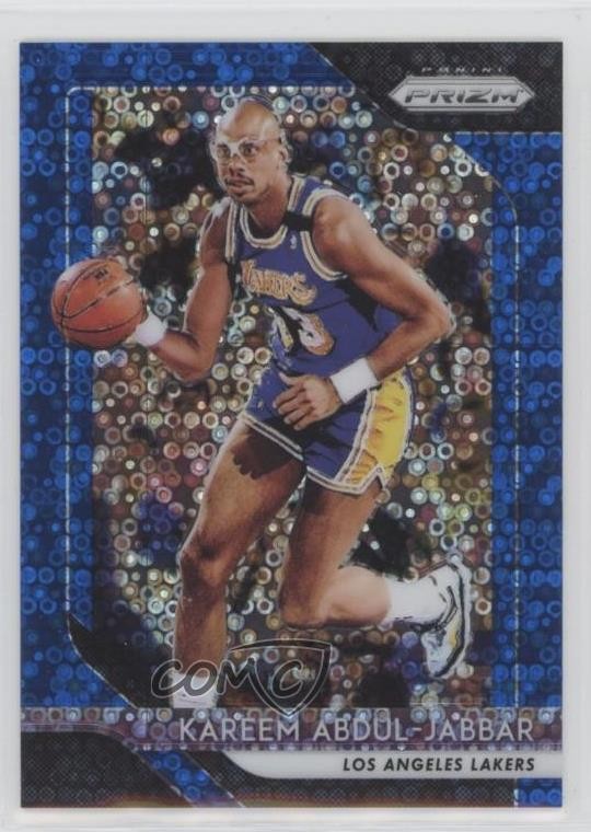 2018-19 Panini Prizm Fast Break Blue 133/175 Kareem Abdul-Jabbar #115 HOF 12eq