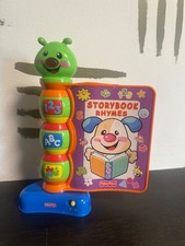 Fisher Price Laugh and Learn Storybook Rhymes Toy With Talking Sounds - 10" Tall
