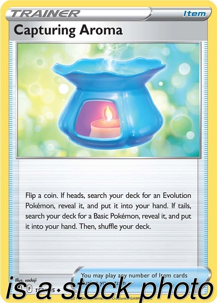 Capturing Aroma 153/195 SWSH12: Silver Tempest Reverse Holofoil Pokemon (NM)