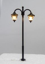 5 LED Lampen / Laternen zweiseitig in H0 für die Modelleisenbahn