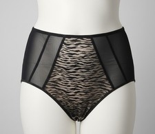 Plus ize 24 Ann Summers The Joyful High waist Brazilian Full Brief 2005005 Black