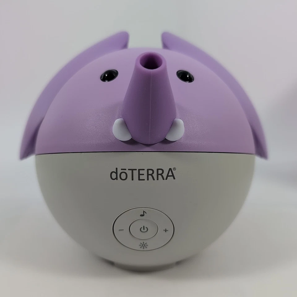 DoTerra Elephant Essential Oil Diffuser Light Ambient Sounds Kids Nursery w/ Box - Image 2 of 4