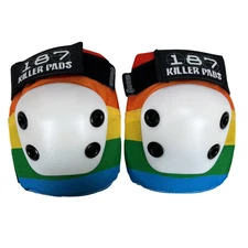 187 Killer Pads Adult Slim Elbow Skateboard/Roller Skate Pads Size S