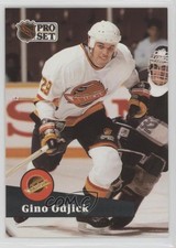 1991-92 Pro Set French Gino Odjick #505 0a4