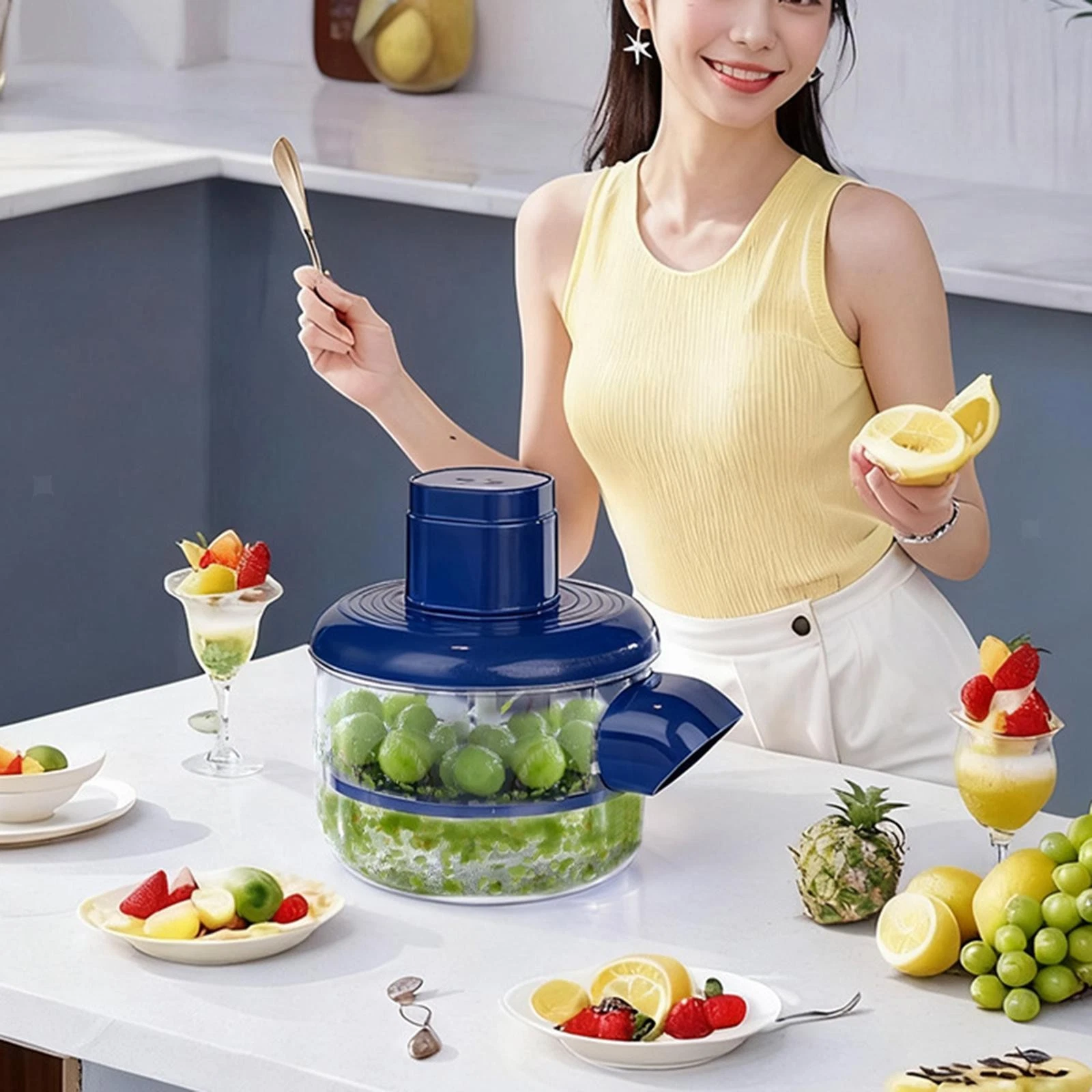 Automatic Fruit Peeler Electric Grape Peeling Machine for Camping Picnic Bar
Opens in a new window o