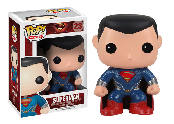 FUNKO POP HEROES SUPERMAN MAN OF STEEL #29 SUPERMAN VAULTED