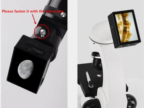 HD WiFi 20MP Electronic Eyepiece with 2" Micro Screen for Astronomical Telescope - Picture 2 of 12