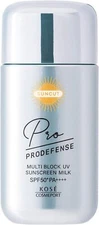 KOSE Suncut Pro Defense Multiblock Sunscreen UV Milk 60mL Fresh citrus scent JP