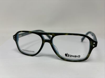 Zoobug ZB1006 188 49-14-130 Tortoise/Blue Plastic Full Rim Eyeglasses Frame A842