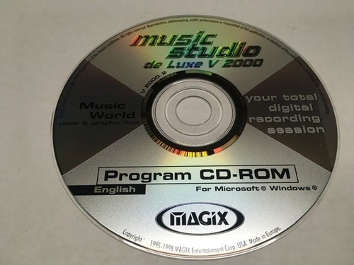 Vintage Magix Music Studio deluxe v2000.2 Windows CD-ROM c 1995-1998 - Picture 2 of 3