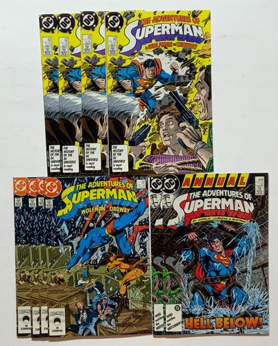 ADVENTURES OF SUPERMAN # 1 434 428 DC Comics 10 Comic Book LOT J4,655
