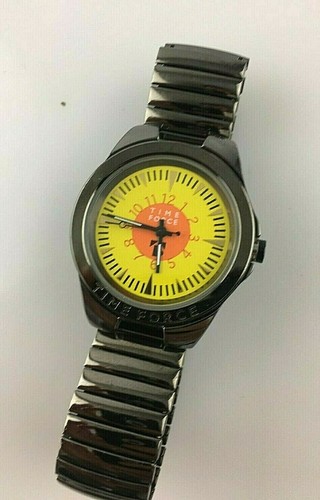 OROLOGIO TIME FORCE QUARZO UOMO VINTAGE 32MM ELASTICO ANALOGICO | eBay