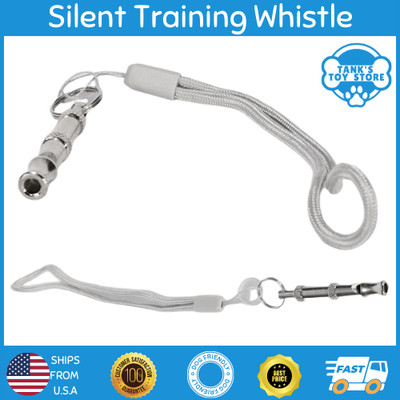 Dog Obedience Stop Barking Hot Pet Dog K9 Silent Training Whistle (with strap)