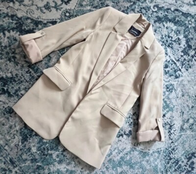 Pull & bear blazer Jacket Coat in camel Beige colour size XS