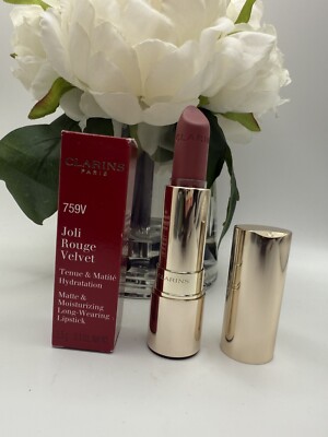 Clarins Joli Rouge Velvet Matte Lipstick 759V Woodberry 3.5g