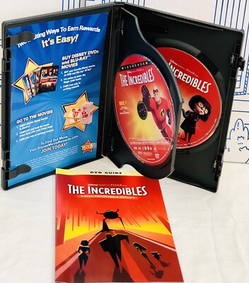 Disney Pixar The Incredibles Widescreen DVD 2 Disc Collectors