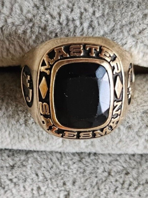 10k Jostens Master Salesman Ring Size 10 | eBay