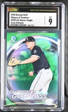 2020 Bowman Chrome Glimpses of Greatness Andrew Vaughn GOG-AV Green /99 CSG 9
