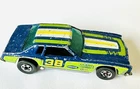 Hot Wheels Blackwall 1980 Monte Carlo Stocker Blue/Green Tampo Lowdown 355