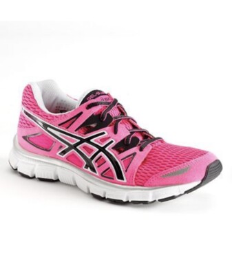 Asics Gel Blur-33 Sneakers Hot Pink Black Low Lace Up Sz 10 retails 299.00