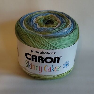 Caron Skinny Cakes Yarn, Spearmint - 1 Skein