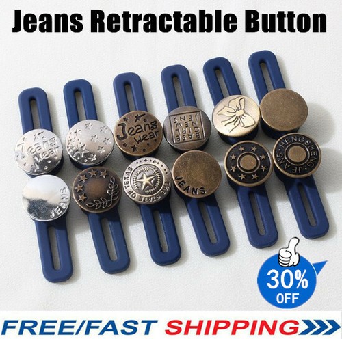 Jeans Retractable Button Adjustable 