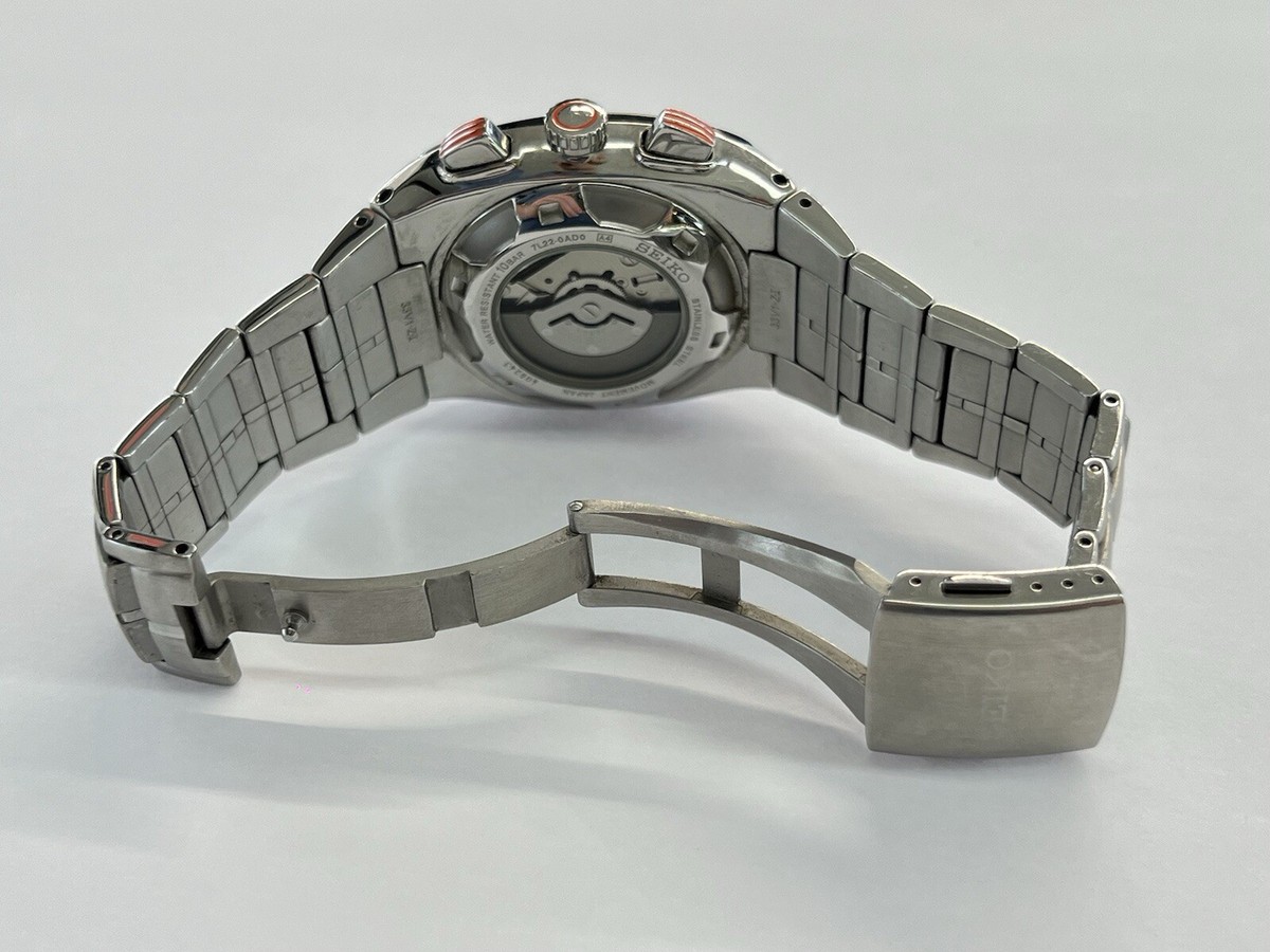 SEIKO 腕時計 SEIKO Sportura Kinetic Chronograph 7L22-0AD0 Water Resist