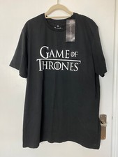 Image of Game of thrones cotton black XL T-shirt men’s