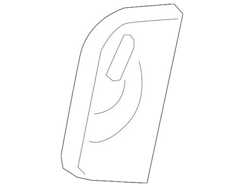 Soporte del marco del reposabrazos trasero izquierdo para Buick Regal 2011-2017 (N/P 22909998)